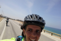 Pedaleando en la costa de Tanger