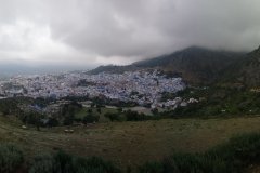 Vista panorámica del pueblo de Chefchouen